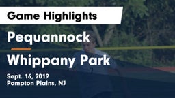 Pequannock  vs Whippany Park  Game Highlights - Sept. 16, 2019