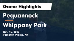 Pequannock  vs Whippany Park  Game Highlights - Oct. 15, 2019