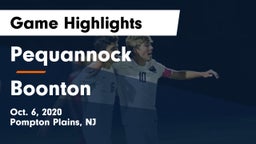 Pequannock  vs Boonton  Game Highlights - Oct. 6, 2020