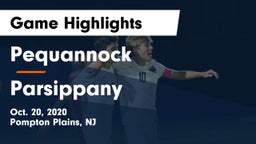 Pequannock  vs Parsippany  Game Highlights - Oct. 20, 2020