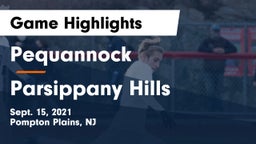 Pequannock  vs Parsippany Hills  Game Highlights - Sept. 15, 2021