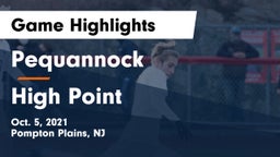 Pequannock  vs High Point  Game Highlights - Oct. 5, 2021
