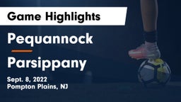 Pequannock  vs Parsippany  Game Highlights - Sept. 8, 2022