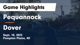 Pequannock  vs Dover  Game Highlights - Sept. 10, 2022