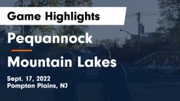 Pequannock  vs Mountain Lakes Game Highlights - Sept. 17, 2022