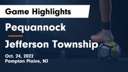 Pequannock  vs Jefferson Township  Game Highlights - Oct. 24, 2022