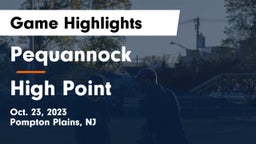 Pequannock  vs High Point  Game Highlights - Oct. 23, 2023