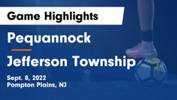 Pequannock  vs Jefferson Township  Game Highlights - Sept. 8, 2022