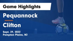 Pequannock  vs Clifton  Game Highlights - Sept. 29, 2022
