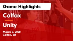 Colfax  vs Unity  Game Highlights - March 5, 2020