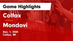 Colfax  vs Mondovi  Game Highlights - Dec. 1, 2020