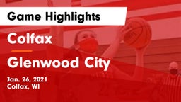 Colfax  vs Glenwood City  Game Highlights - Jan. 26, 2021
