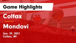 Colfax  vs Mondovi  Game Highlights - Jan. 29, 2021