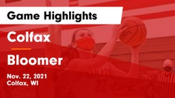 Colfax  vs Bloomer  Game Highlights - Nov. 22, 2021