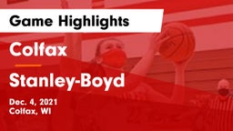 Colfax  vs Stanley-Boyd  Game Highlights - Dec. 4, 2021