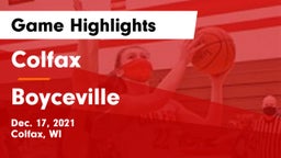 Colfax  vs Boyceville  Game Highlights - Dec. 17, 2021