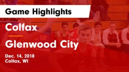 Colfax  vs Glenwood City Game Highlights - Dec. 14, 2018