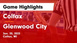 Colfax  vs Glenwood City  Game Highlights - Jan. 20, 2023