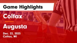 Colfax  vs Augusta  Game Highlights - Dec. 22, 2023