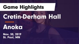 Cretin-Derham Hall  vs Anoka  Game Highlights - Nov. 30, 2019