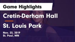 Cretin-Derham Hall  vs St. Louis Park  Game Highlights - Nov. 23, 2019