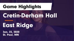 Cretin-Derham Hall  vs East Ridge  Game Highlights - Jan. 23, 2020