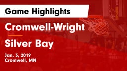Cromwell-Wright  vs Silver Bay Game Highlights - Jan. 3, 2019