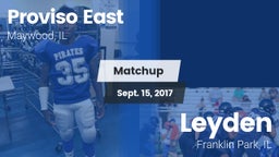 Matchup: Proviso East High vs. Leyden  2017