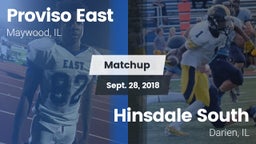 Matchup: Proviso East High vs. Hinsdale South  2018