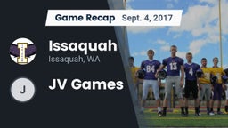 Recap: Issaquah  vs. JV Games 2017