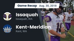 Recap: Issaquah  vs. Kent-Meridian   2018