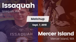 Matchup: Issaquah  vs. Mercer Island  2018