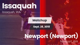 Matchup: Issaquah  vs. Newport  (Newport) 2018