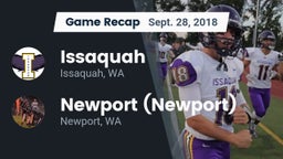 Recap: Issaquah  vs. Newport  (Newport) 2018