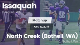 Matchup: Issaquah  vs. North Creek (Bothell, WA) 2018
