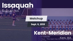 Matchup: Issaquah  vs. Kent-Meridian   2019