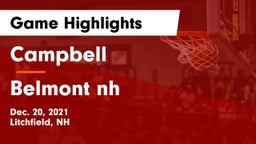 Campbell  vs Belmont nh Game Highlights - Dec. 20, 2021