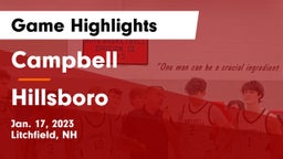 Campbell  vs Hillsboro  Game Highlights - Jan. 17, 2023