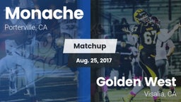 Matchup: Monache  vs. Golden West  2017