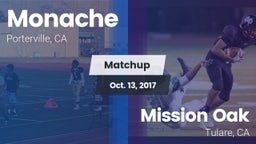 Matchup: Monache  vs. Mission Oak  2017