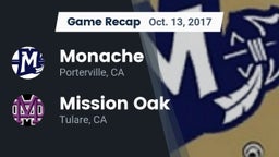 Recap: Monache  vs. Mission Oak  2017
