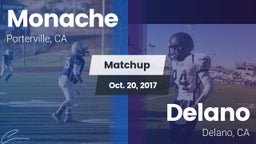 Matchup: Monache  vs. Delano  2017