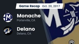 Recap: Monache  vs. Delano  2017