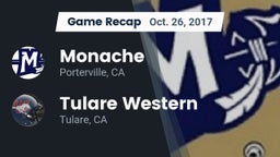 Recap: Monache  vs. Tulare Western  2017