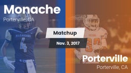 Matchup: Monache  vs. Porterville  2017