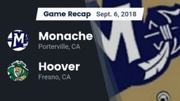 Recap: Monache  vs. Hoover  2018