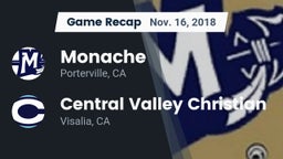 Recap: Monache  vs. Central Valley Christian 2018