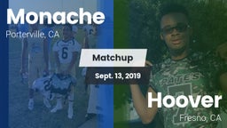 Matchup: Monache  vs. Hoover  2019