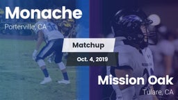 Matchup: Monache  vs. Mission Oak  2019