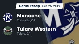 Recap: Monache  vs. Tulare Western  2019